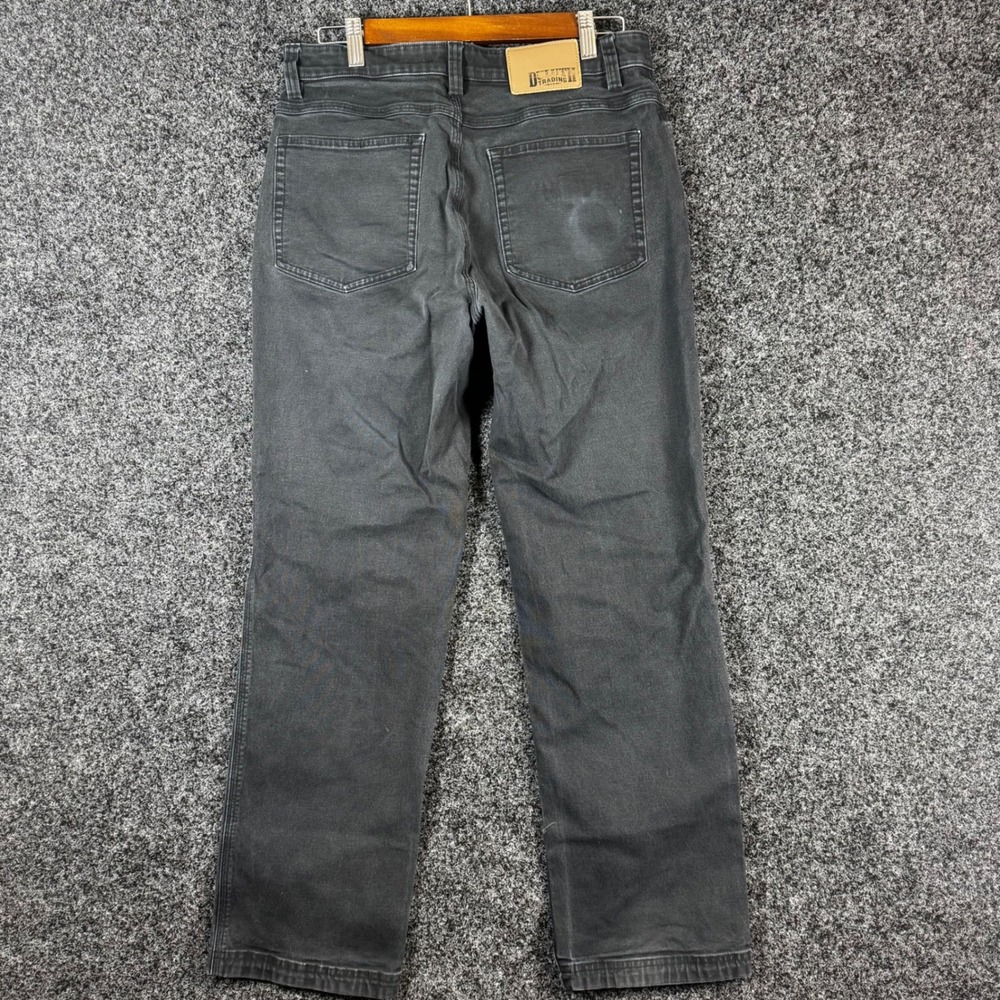 Duluth Trading Co Flex Fire Hose Pants Mens 32x32 Black Canvas Work Utility Pant - Picture 2 of 7
